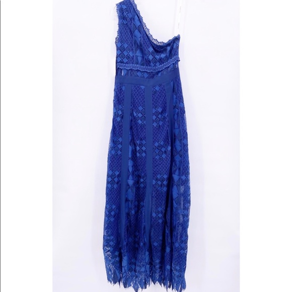 Foxiedox Juliet One-Shoulder Lace Gown - Picture 3 of 6